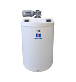Tanque Misturador Industrial 160 L Rotomoldado com Agitador 30 RPM