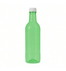 Garrafa PET Verde 900ml com Tampa 110un