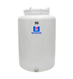 Pipa Polietileno Rotomoldada Branca Fundo Plano 90 Litros