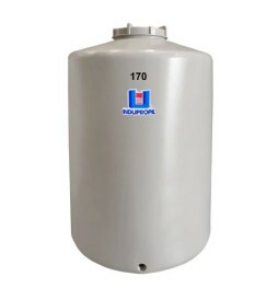 Pipa Polietileno Bege Fundo Plano Rotomoldada 170 Litros