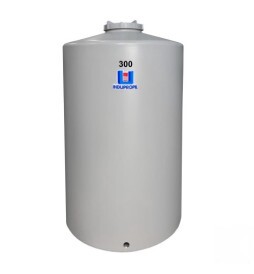 Pipa Polietileno Bege Fundo Plano Rotomoldada 300 Litros
