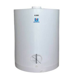 Pipa PP Fundo Cônico 4.000 Litros com Porta