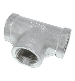Tee Fêmea Inox 304 - BSP 1/2