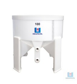 Fermentador Cônico PP para Kombucha Linha PRO II 100 Litros Úteis Branco