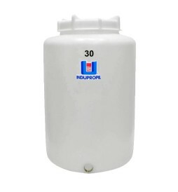 Pipa Polietileno Rotomoldada Branca Fundo Plano 30 Litros