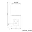 Fermentador Cônico PP Branco 300 Litros com Pé