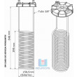 Kit Refrigeração Completo Tampa Fermentador Branco 120/150 Litros