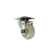 Rodízio SGPL 210 Nylon Branco 2" com Giro - Cap. 50KG