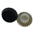 Tampa Champagne 29mm Com Bidule Blindo Integrado Preta