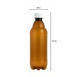 Garrafa PET Âmbar 1L com Tampa 110un