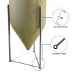 Fermentador Cônico Roto Plus 150 Litros Bege