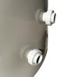 Tanque Isolado 3000L em PP Bege Fundo Cônico com PU