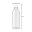 Garrafa PET Cristal 900ml com Tampa 110un