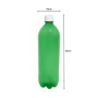 Garrafa PET Verde 2L com Tampa 78un