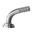 Espigão Chopp Curvo Inox 3/8”