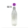 50 garrafas pet 500 ml tampa lilás