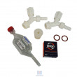Kit Acessórios Torneiras Brancas para Fermentador Cônico 