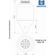 Fermentador Cônico Rotomoldado 50 Litros Branco