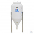 frente fermentador conico para cerveja 25 litros