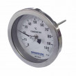 Termômetro Bimetálico 4x1/2 Inox 0-100°C - Haste 100mm