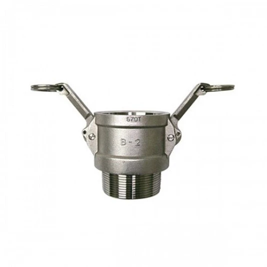 Engate Inox Acoplador Tipo B - Rosca Macho BSP 1/2" 