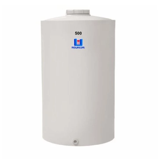 Pipa Polipropileno Fundo Plano 500 Litros Branca