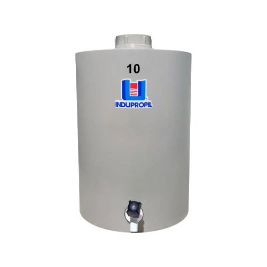 Pipa Polipropileno Fundo Plano 10 Litros Bege