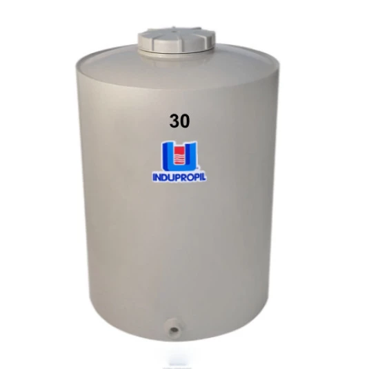 Pipa Polipropileno Fundo Plano 30 Litros Bege