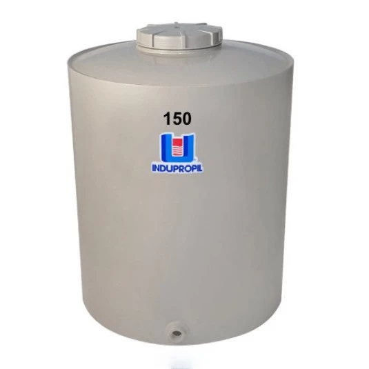 Pipa Polipropileno Fundo Plano 150 Litros Bege