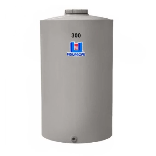 Pipa Polipropileno Fundo Plano 300 Litros Bege