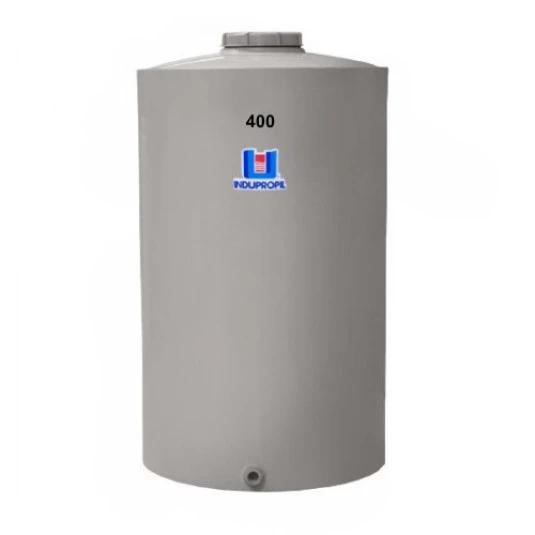 Pipa Polipropileno Fundo Plano 400 Litros Bege