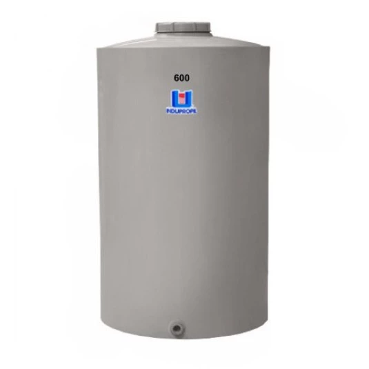 Pipa Polipropileno Fundo Plano 600 Litros Bege