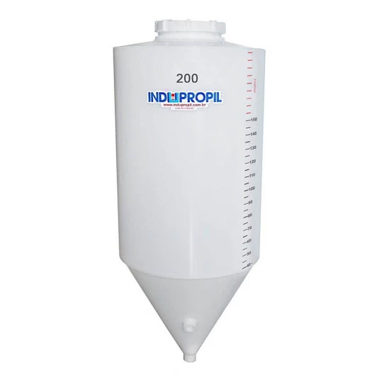 Fermentador Cônico PP Branco 200 Litros