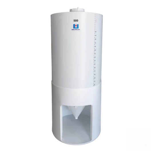 Fermentador Cônico PP Branco 500 Litros com Pé 