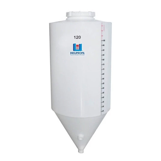 Fermentador Cônico PP Branco 120 Litros