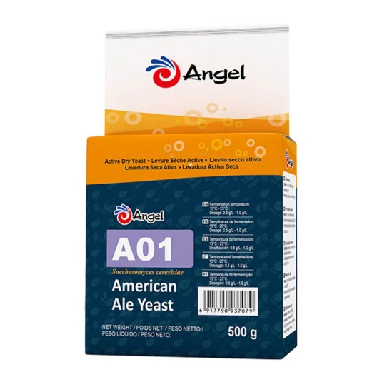 Fermento Angel Yeast Ale A01 para Cervejas – 500g