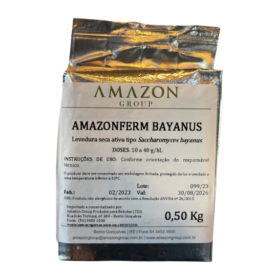 Levedura Amazonferm Bayanus 500gr