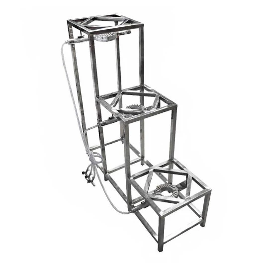 Brewstand Inox 3 Fogões 40 Litros