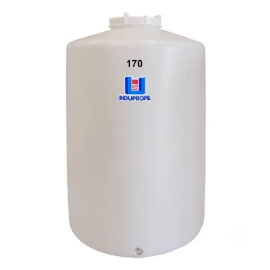 Pipa Polietileno Fundo Plano Rotomoldada 170 Litros Branca