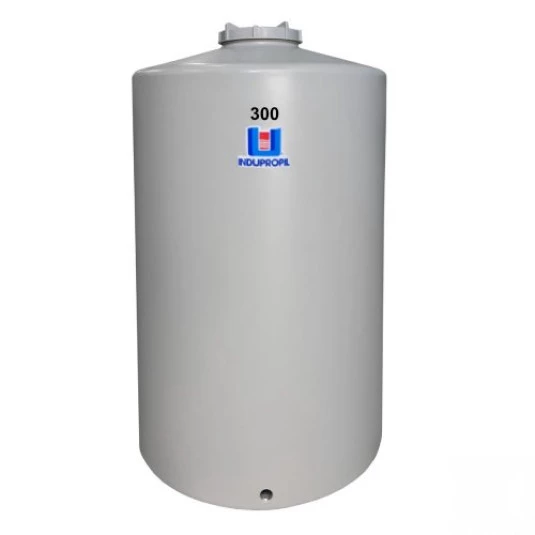 Pipa Polietileno Fundo Plano Rotomoldada 300 Litros Bege