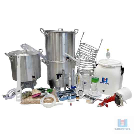 Kit Equipamentos até 30 Litros Completo - Escola Da Cerveja - Sem Brewstand