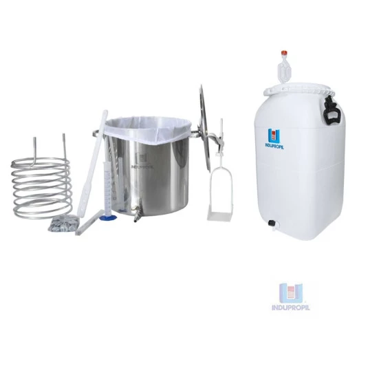 Kit Cervejeiro BIAB inox Com Bombona - 40 Litros