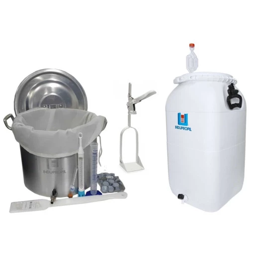 Kit Cervejeiro BIAB Alumínio com Bombona - 20 Litros