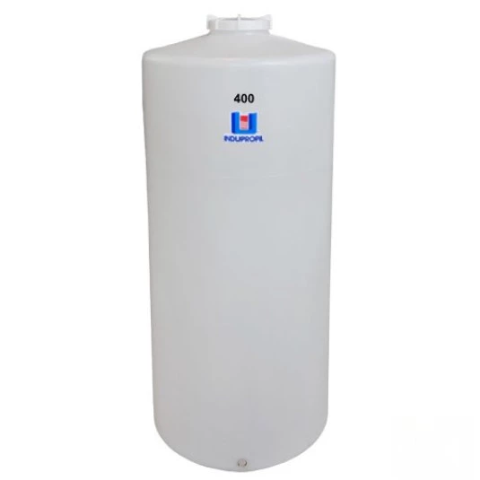 Pipa Polietileno Fundo Plano Rotomoldada 400 Litros Branca