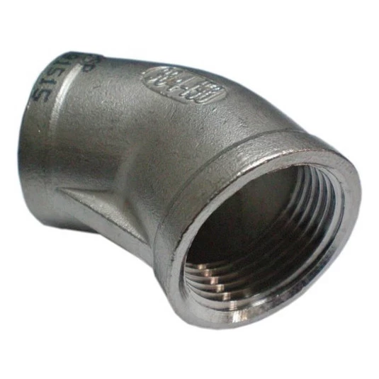 Cotovelo 45 FXF Inox 304 - BSP 1”