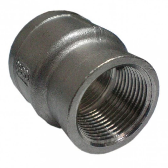 Luva Redução Fêmea Inox 304 BSP 1 x 3/4