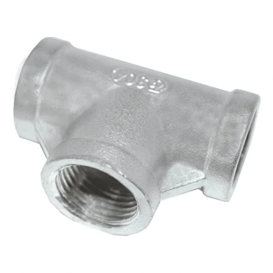 Tee Fêmea Inox 304 - BSP 1/2
