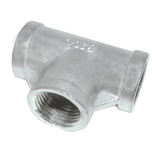 Tee Fêmea Inox 304 - BSP 3/8