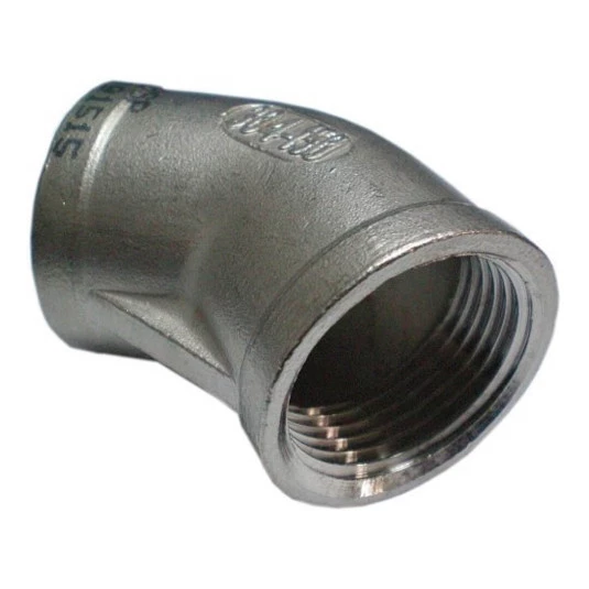 Cotovelo 45 FXF Inox 304 - BSP 1/4”