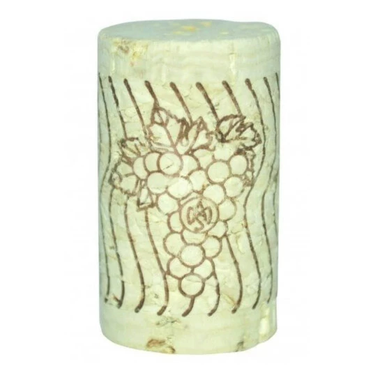 Rolha Cortiça Aglomerada Reta Silktop Cacho Uva